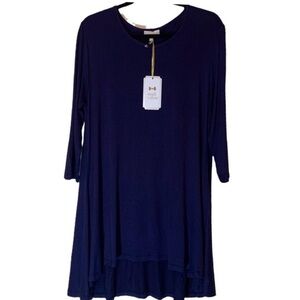 Simply Southern - Pursuit of Preppiness Navy Tunic Dress, NWT